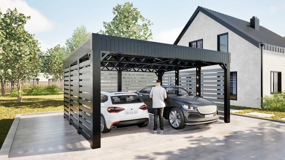 Wiata samochodowa, zadaszenia, garaż, carport, hala, konstrukcja