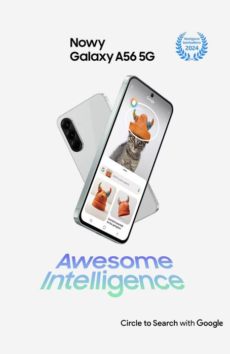 SAMSUNG A56 5G Nowy Pink Gold Faktura 01.2026