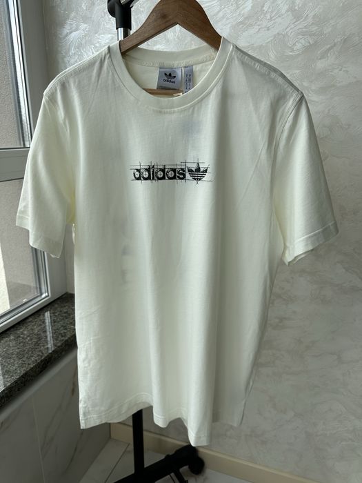 ‼️ ОРИГІНАЛ ‼️  Adidas Superstar Gfx Loose White KF2594 футболка чоловіча
