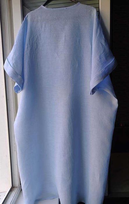 Платье Италия лен с узлом размер TG U на  48-50-52-54 льон сукня лляна