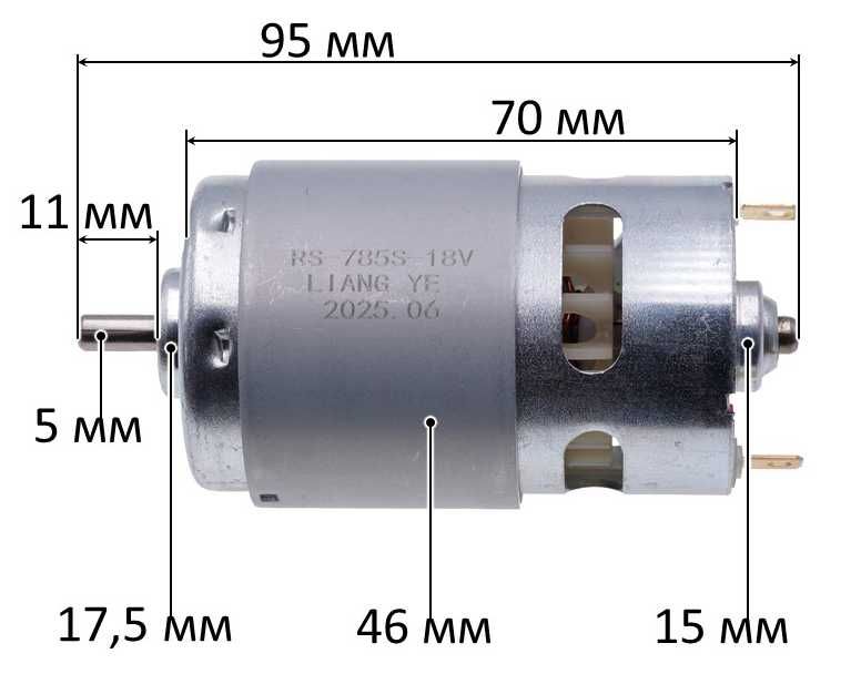 Двигатель шуруповерта Tekhmann TCD-60/i20 kit ,шур487