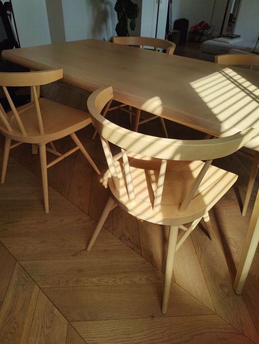 Komplet 4+1 Virgil Abloh x IKEA MARKERAD | Meble kolekcjonerskie