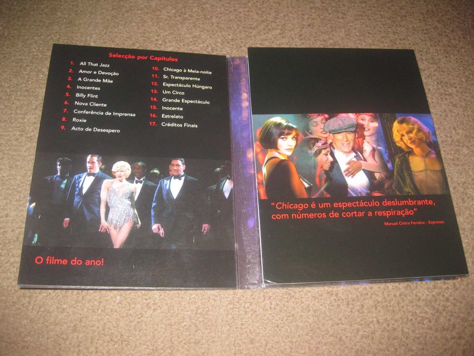 "Chicago" com Richard Gere/Edição Digipack com 2 DVDs64564347827458124