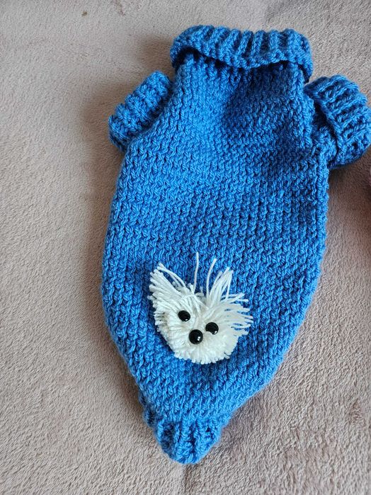 Sweterek ubranko ciepłe dla psa kota na zimę jesień jesienne zimowe