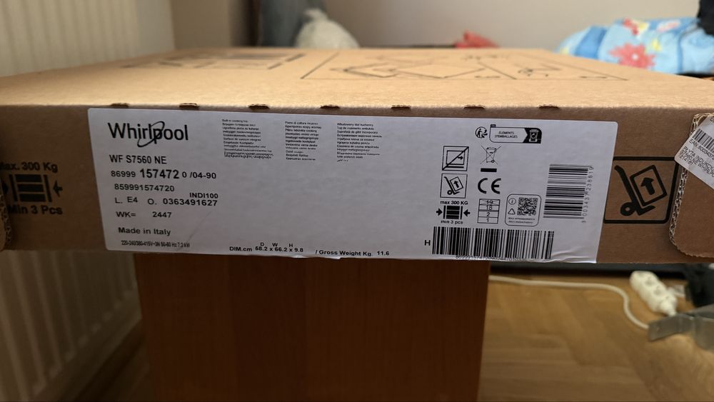 Płyta indukcyjna Whirlpool WF S7560 NE ChefControl 59cm