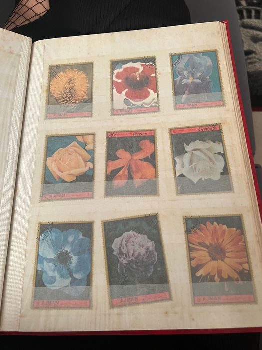 Álbum de selos antigo