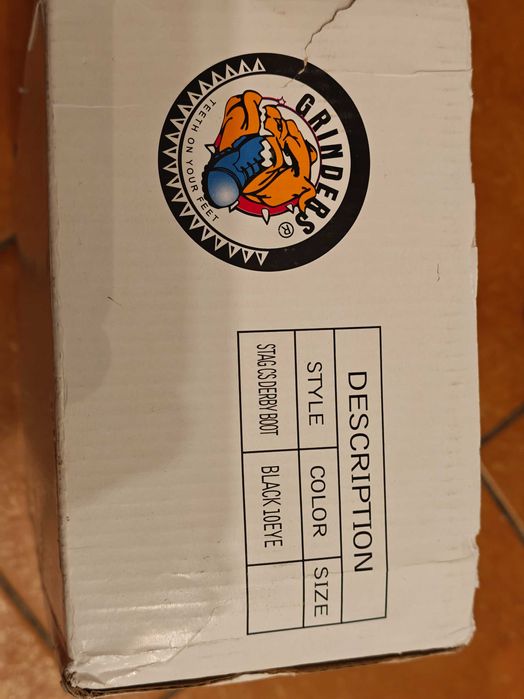 GRINDERS - Boxer (CS STC BLACK) 3-dziurkowe