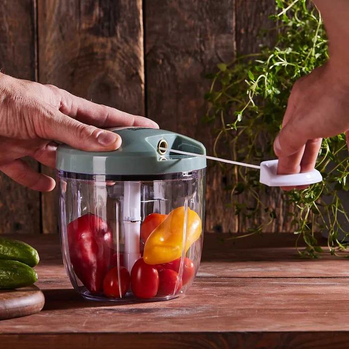 ROZDRABNIACZ do Warzyw cebuli krajacz SIEKACZ ręczny ZESTAW 2 SZT,