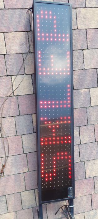 Tablica reklamowa LED baner wyswietlacz dwustronny