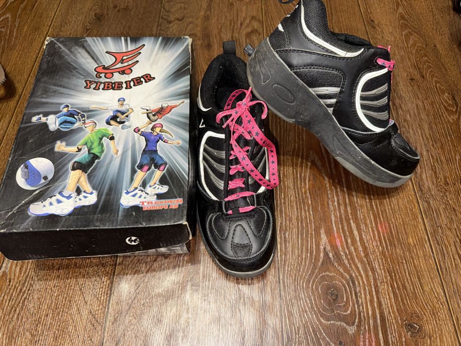 Кроссовки на колесиках 40 размер 25 см