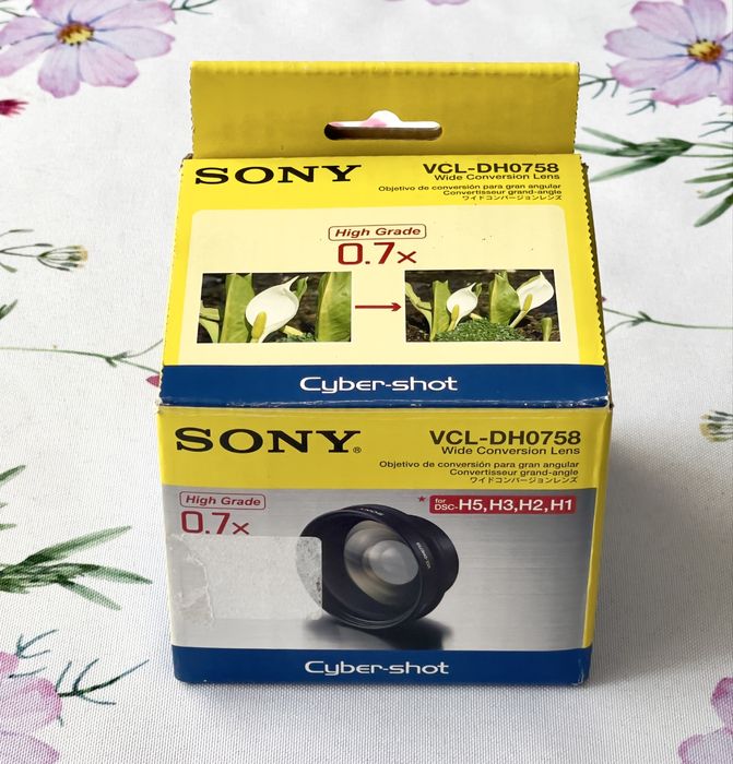 Nowy konwerter szerokokątny Sony VCL-DH0758 0.7x High Grade – Komplet!