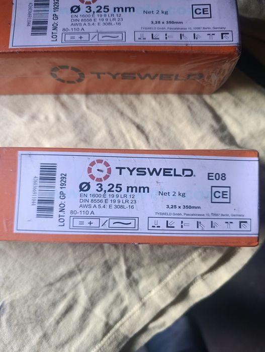 Elektrody do stali nierdzewnej