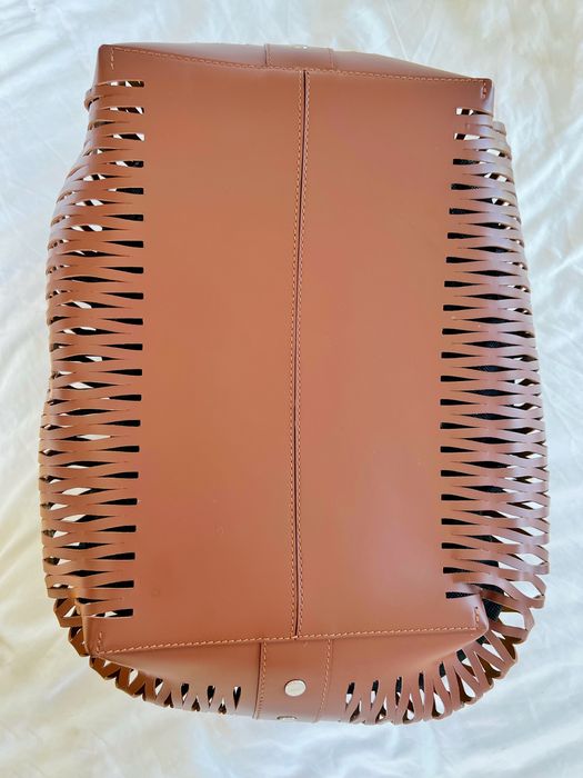 Mala / Carteira SONIA RYKIEL Baltard emmarrom e amarela.