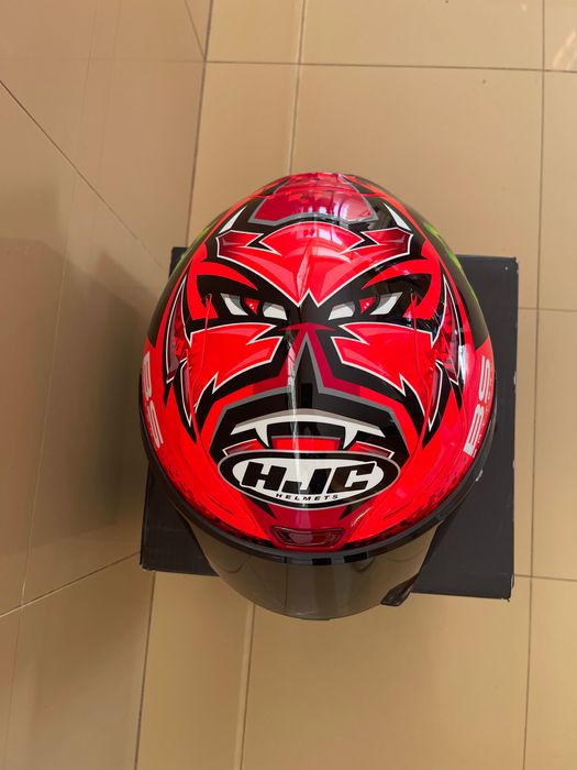 Capacete HJC RPHA 1 quartararo réplica Mc1