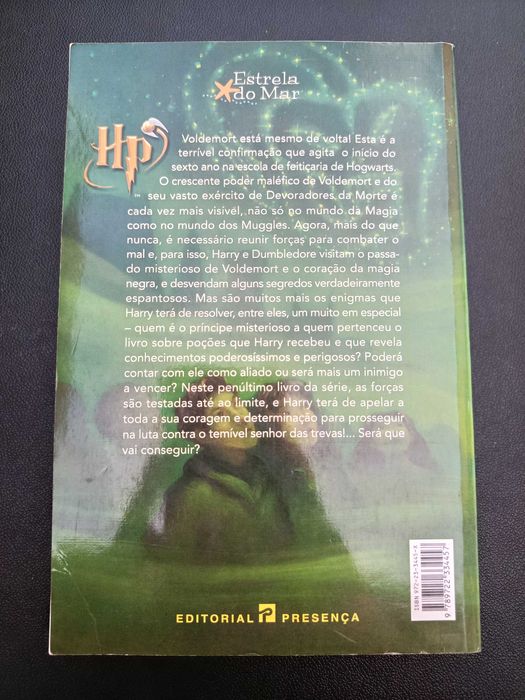 Livro "Harry Potter e o Príncipe Misterioso", J. K. Rowling
