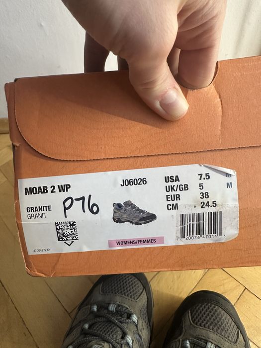 Merrell moab 2 , 38 розмір (24,5)