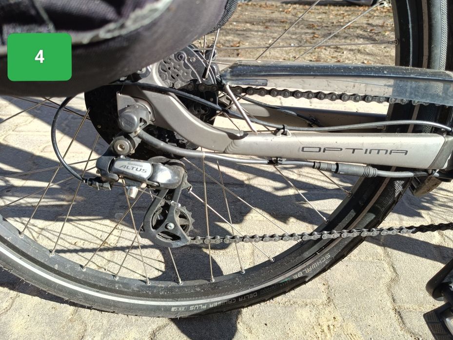 2024 r. Rower elektryczny Unibike Optima D-19.