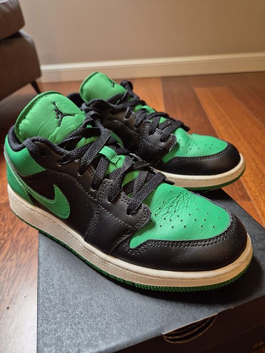 Sneakersy Air Jordan 1 Low zielone roz.38.5