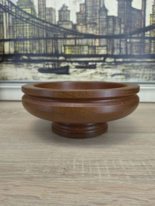 Drewniana misa / patera na nodze – klasyczna, solidna