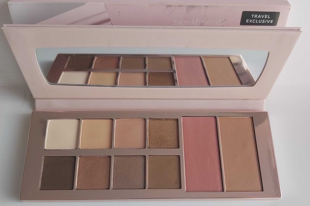 BAREMINERALS go gorgeous paleta cieni, róż bronzer