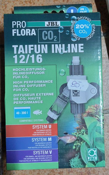 dyfuzor CO₂ JBL ProFlora Taifun Inline