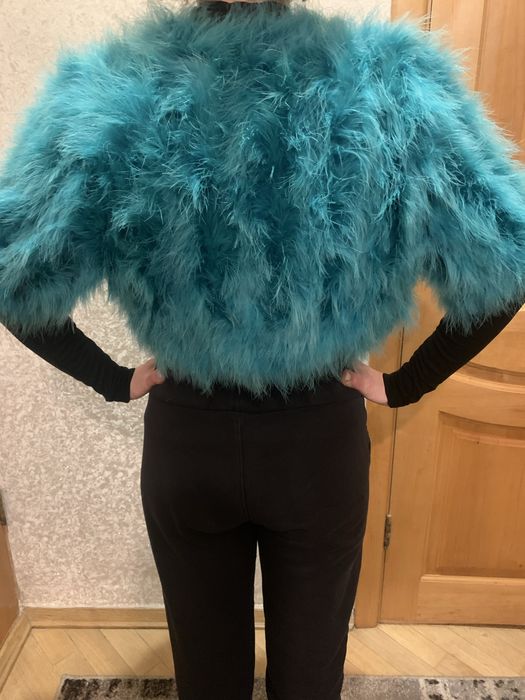 Болеро з лебяжого пуху, вечірня накідка