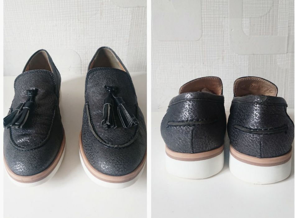 Кожаные шикарные лоферы туфли мокасины geox respira оригинал!