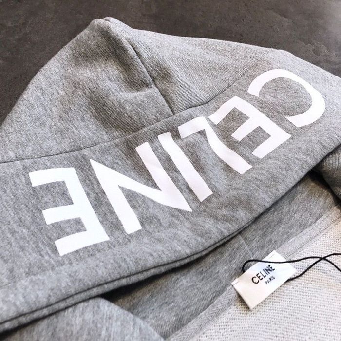 Celine Zip-Up Hoodie Зіпка L Сіра