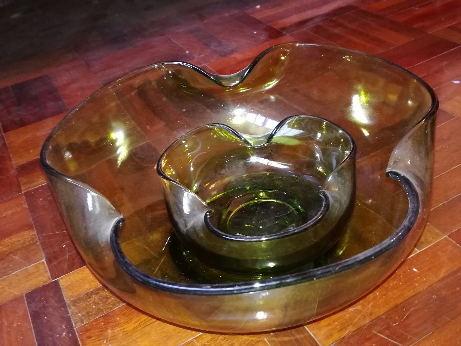 conjunto de Saladeira em Vidro - Excelente oportunidade