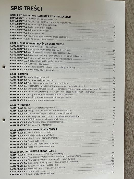 Wiedza o społeczeństwie 1 Maturalne karty pracy zakres rozszerz Operon