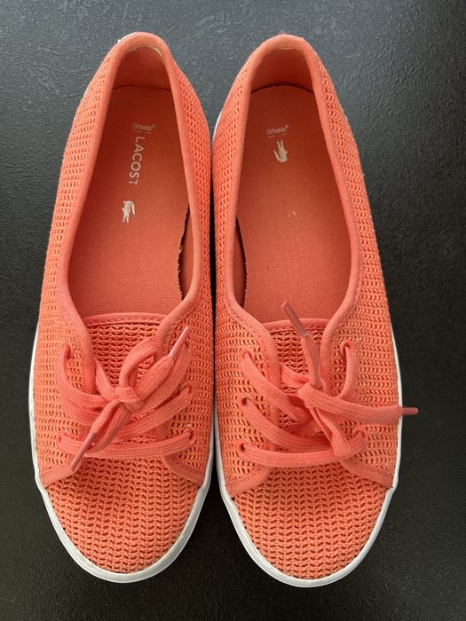 Baleriny trampki lacoste ziane chunky 37