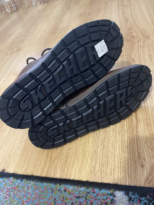 Skechers ботинки, skechers heston regano оригінал нат шкіра