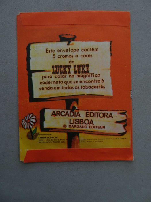 Carteira de cromos fechada - Lucky Luke