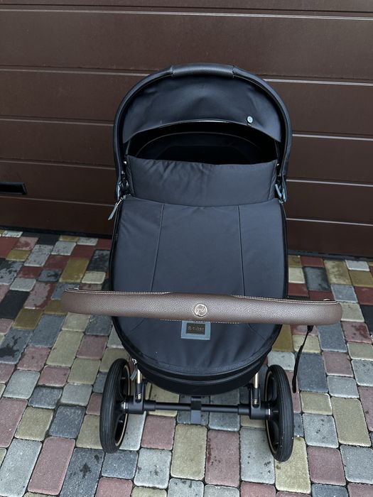 Коляска Cybex Priam 4.0 коляска 2 в 1 Sepia Black шасі Rosegold