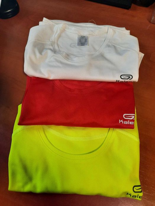 Três T-Shirt  - Dry Fit Kalenji - Tamanho S, completamente novas