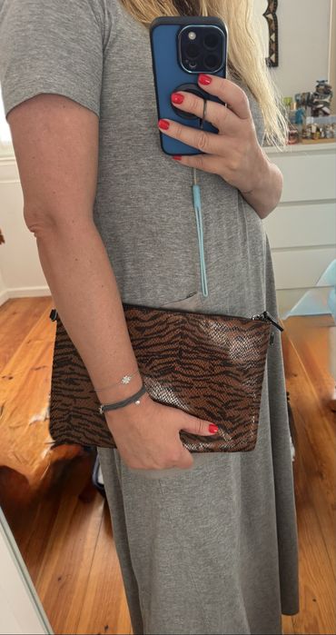 Carteira clutch anima print
