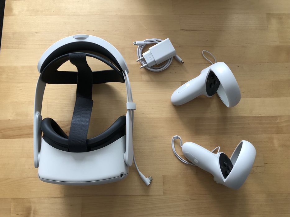 Oculus Meta Quest 2 (256gb) + Elite Stripe + capa oficial + cabo PC ...