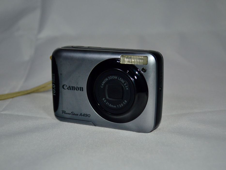 Canon PowerShot A490 10МП 3.3x компактный CCD цифровий Sony фотоапарат