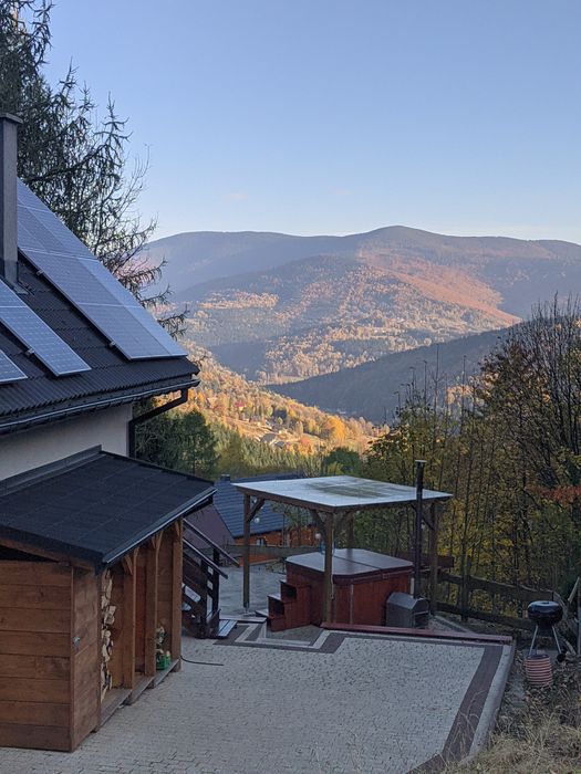 Dom z pięknym widokiem w górach z jacuzzi wynajem Zawoja Babia Góra