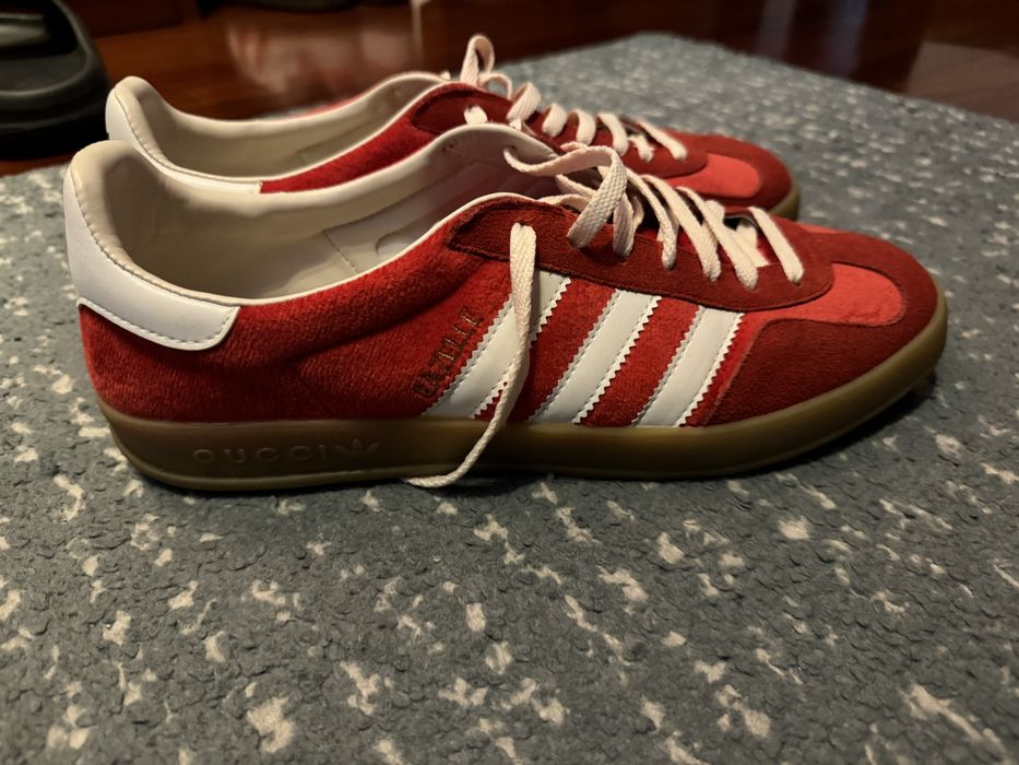 Adidas Gazelle Gucci vermelhas - 45