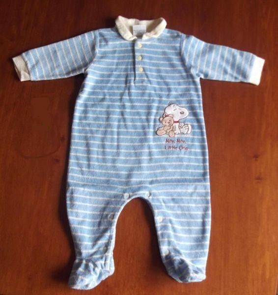 Pajacyk welurowy Baby Snoopy roz. 68 (P93