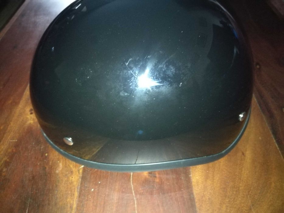 capacete para moto Bilt Hawk Black 1/2 com saco (COMO NOVO)