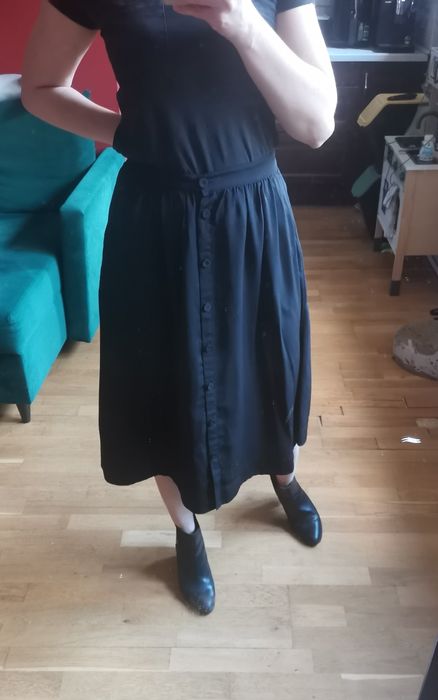 Spódnica maxi midi elegancka L