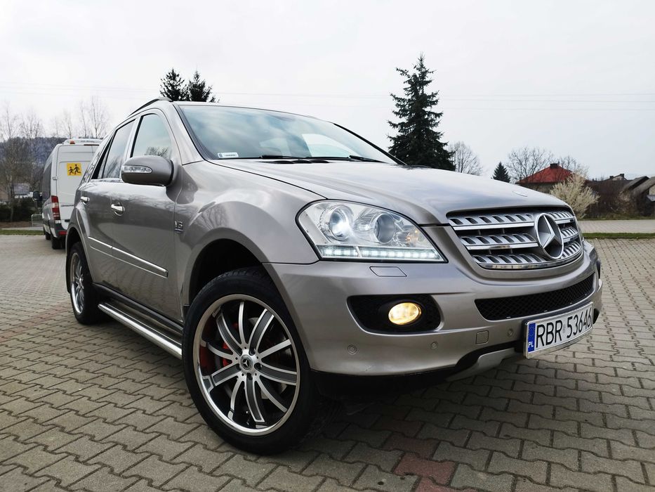 Mercedes ML 320cdi 224KM 4x4 Bez Pneumatyki Nowe fele 20+koła nowe zima 18 ORYGINAŁ Bez Korozji