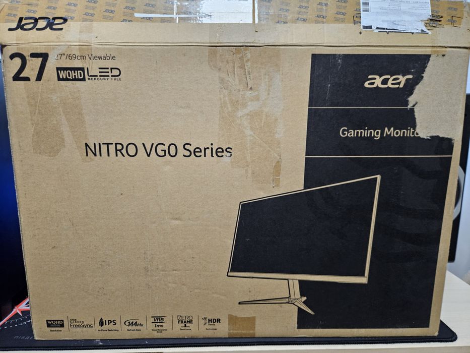 2k монітор Acer 27дюйм, 144гц