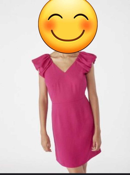 Sukienka koktajlowa w kolorze fuksji