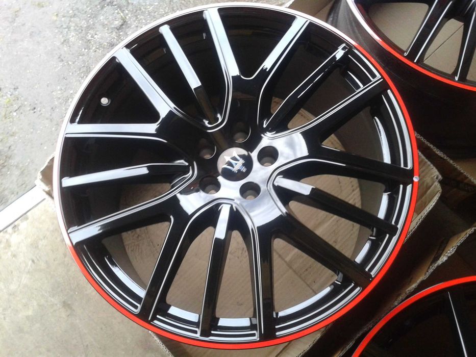 oryginalne r21 felgi nowe 5x114,3 mielec maserati levante gts red ring przod tyl 9j 10,5j 21cali hyundai kia lexus toyota custom german style honda
