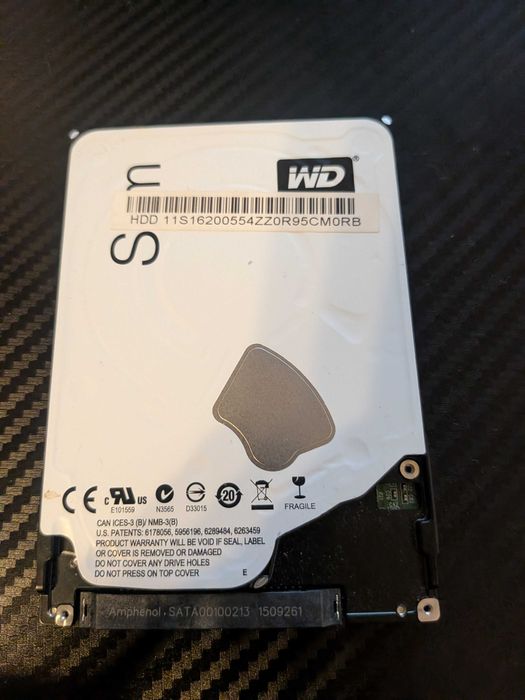 WD Blue 1TB 2,5" SATA III – WD10SPCX – sprawny, SMART 100%