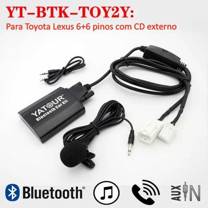 Adaptador de Música Yatour-BTK Toy 1 / Bluetooth / Para Toyota Lexus