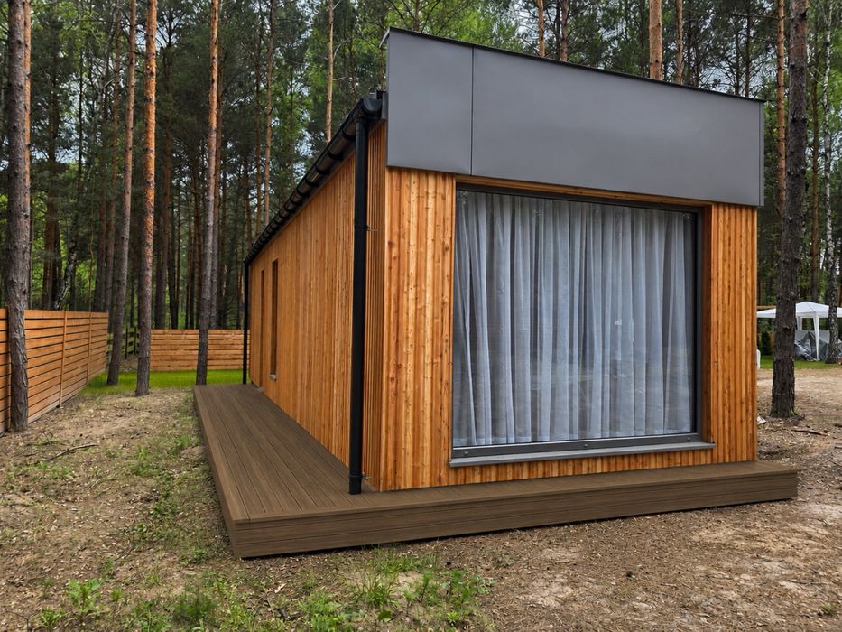 Dom Modułowy 35M2 DOMEK MOBILNY całoroczny bez pozwolenia